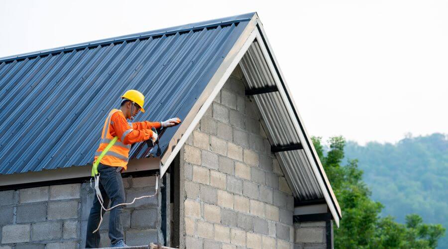 Professional metal roof installation in Mason City, NE